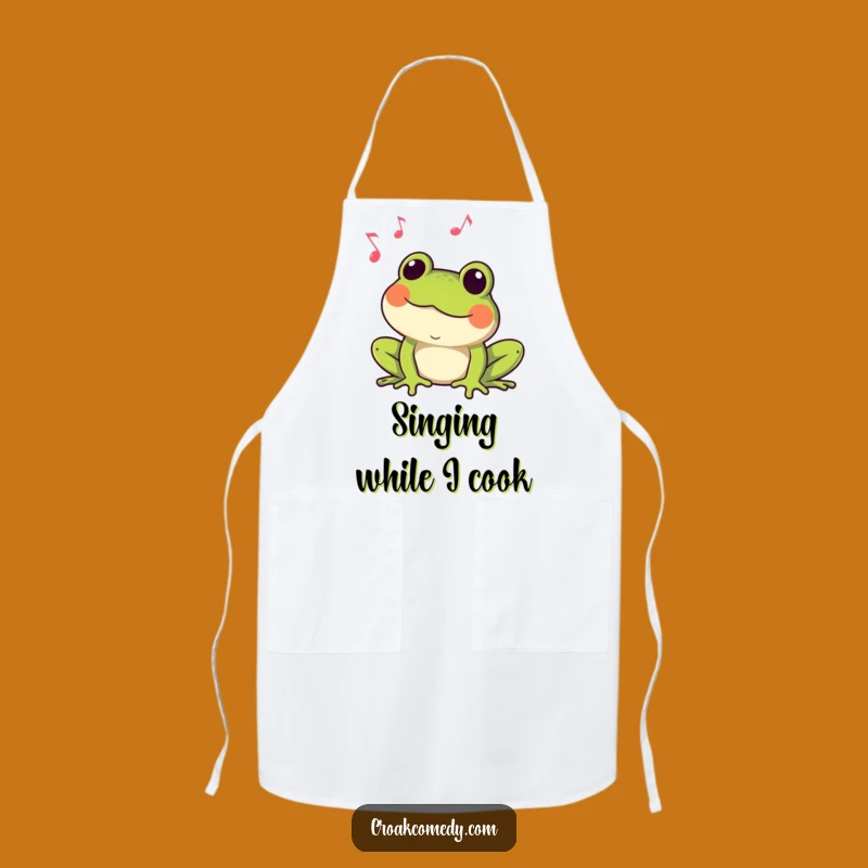 Funny Croaking Frog Apron: Musical Chef Amphibian Wear, The Perfect Funny Gift