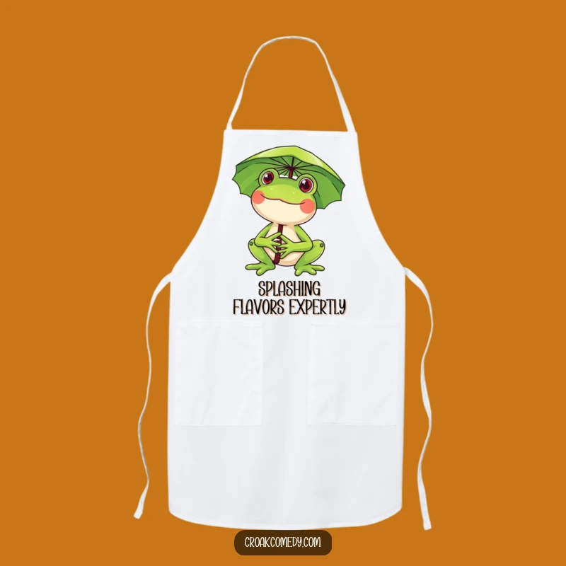Funny Frog Lily Pad Umbrella Apron: Cook Up Smiles with This Hilarious Kitchen Accessory