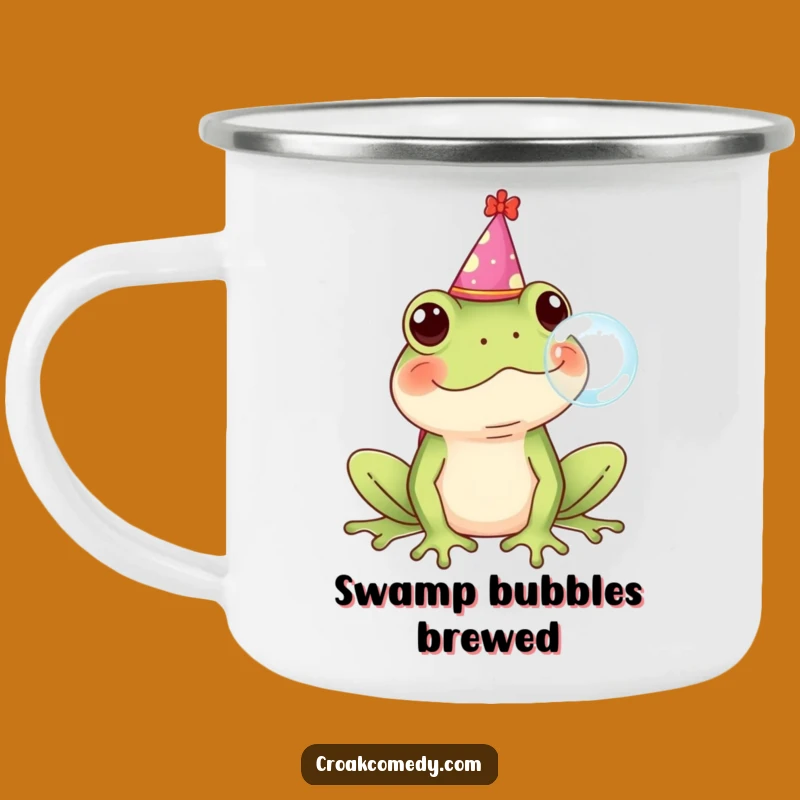 Funny Frog Party Camping Mug - Durable & Hilarious Drinkware for Outdoors