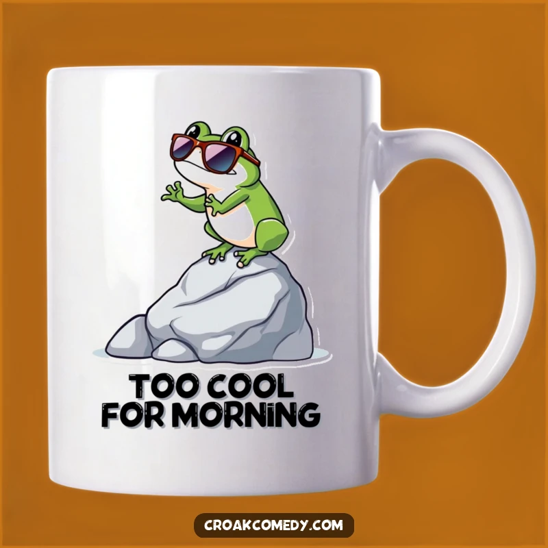 Funny Cool Frog Sunglasses Mug: Rock Balance Humor, The Perfect Funny Gift