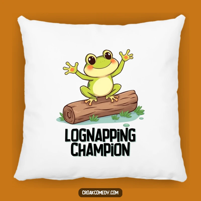 Funny Frog Dance Pillow: Comfy Cushion for Cozy, Cheerful Spaces