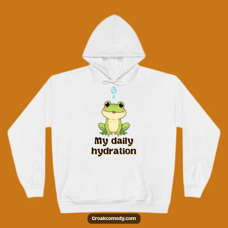 Funny Frog Hoodie: Cozy Rainy Day Catching Drops, The Ultimate Funny Gift for Comfort