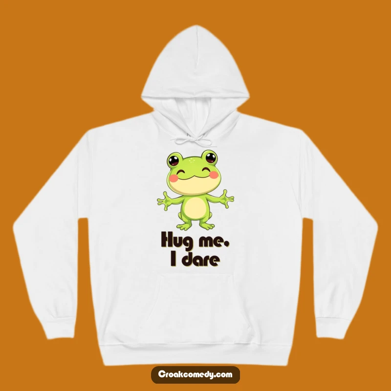 Funny Hugging Frog Hoodie: Cozy Comfort and Warm Amphibian Affection
