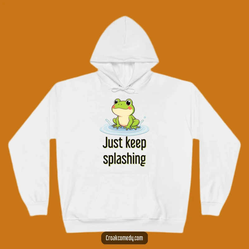 Funny Frog Hoodie: Cozy Up with this Hilarious Amphibian Splash Wearable Gift