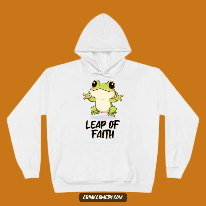 Funny Frog Hoodie: Eager Jumper Amphibian Warmth, Cozy Funny Gift for Adventurers