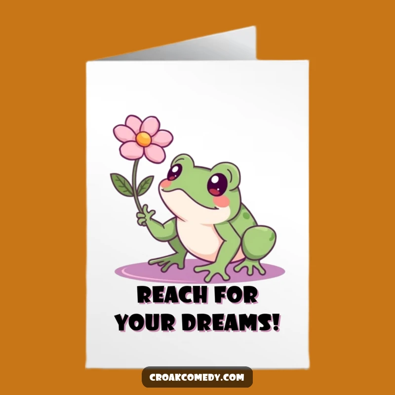 Free Printable Birthday Card: Froggy Goal Getter, Hilarious Downloadable Greeting Gift Idea