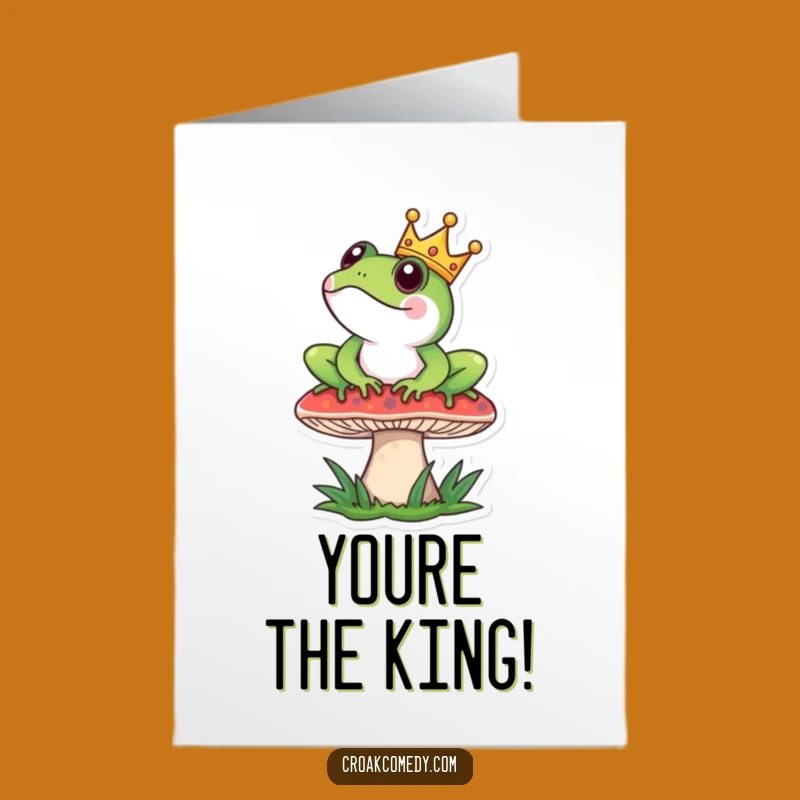 Free Printable Frog Congrats Card: Royal Achievement Downloadable Gift