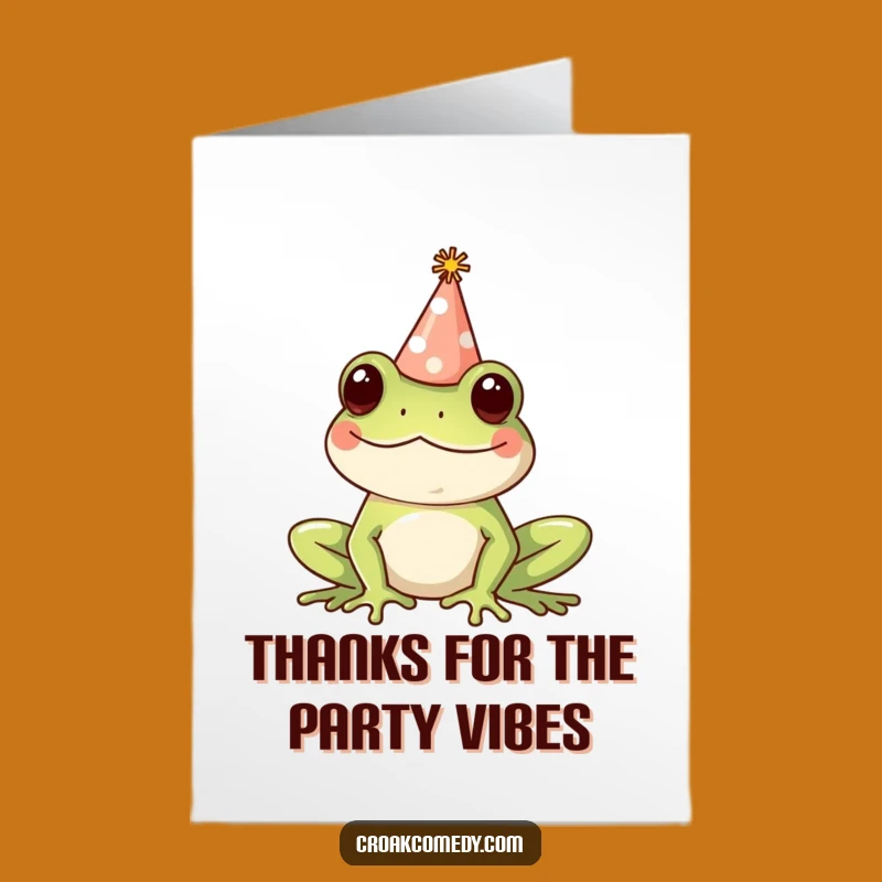 Free Printable Thank You Card: Party Frog Gratitude - A Fun Downloadable Gift!