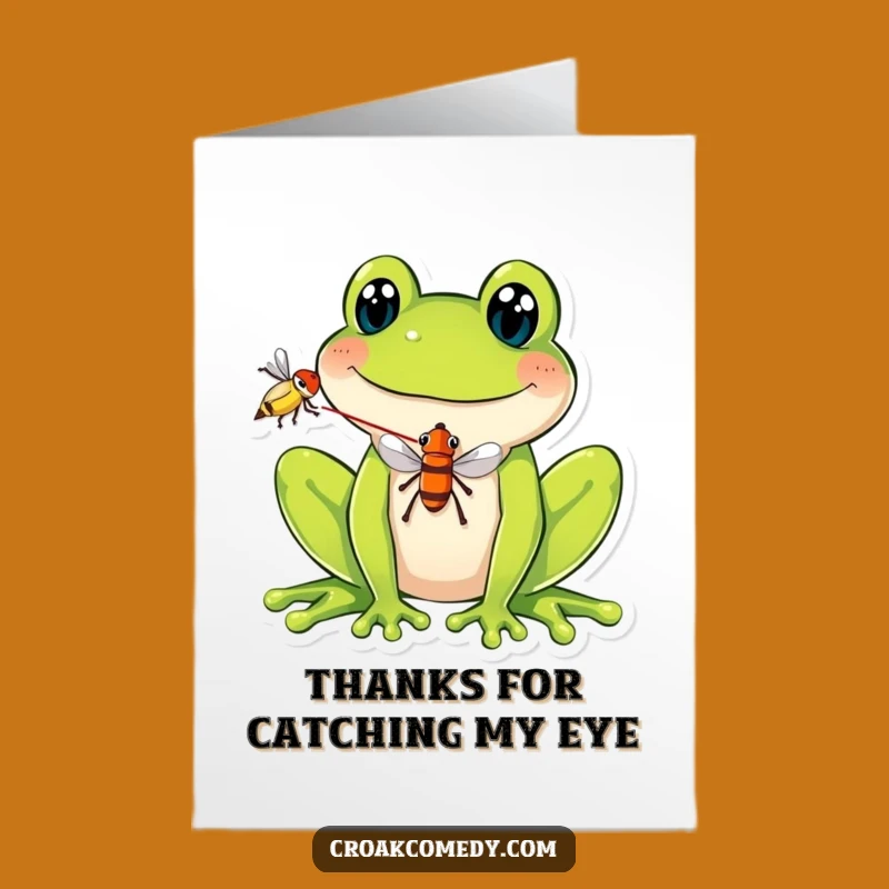 Free Printable Thank You Card: Froggy Fly Gratitude - A Quirky Downloadable Gift!