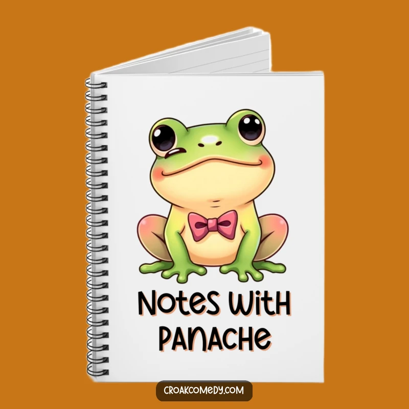 Funny Dapper Frog Notebook: Jot Down Ideas with Hilarious Sophistication
