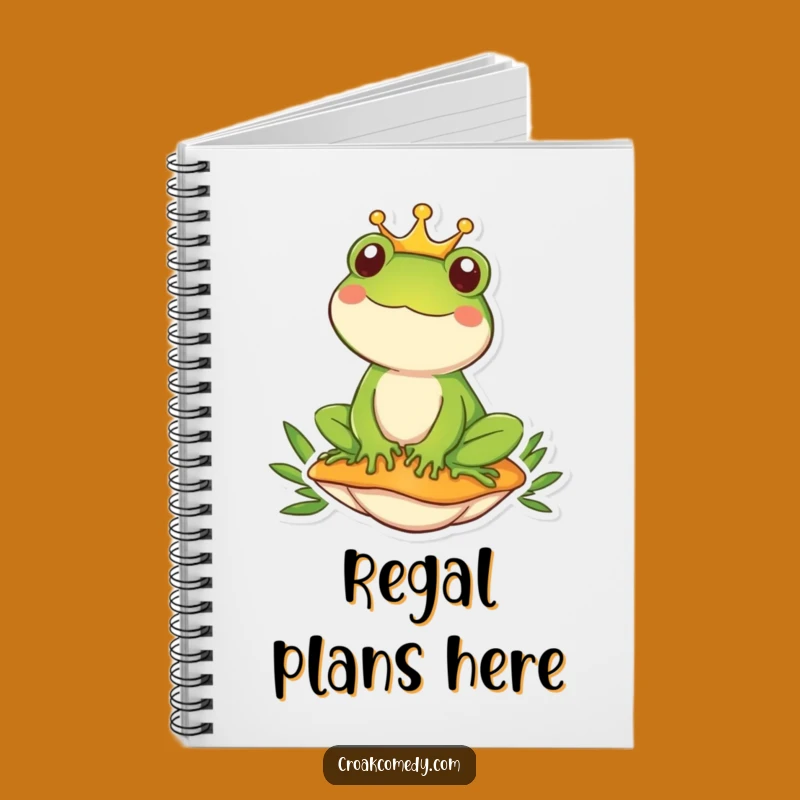 Funny Royal Frog Notebook: Hilarious Journal for Creative & Regal Ideas!