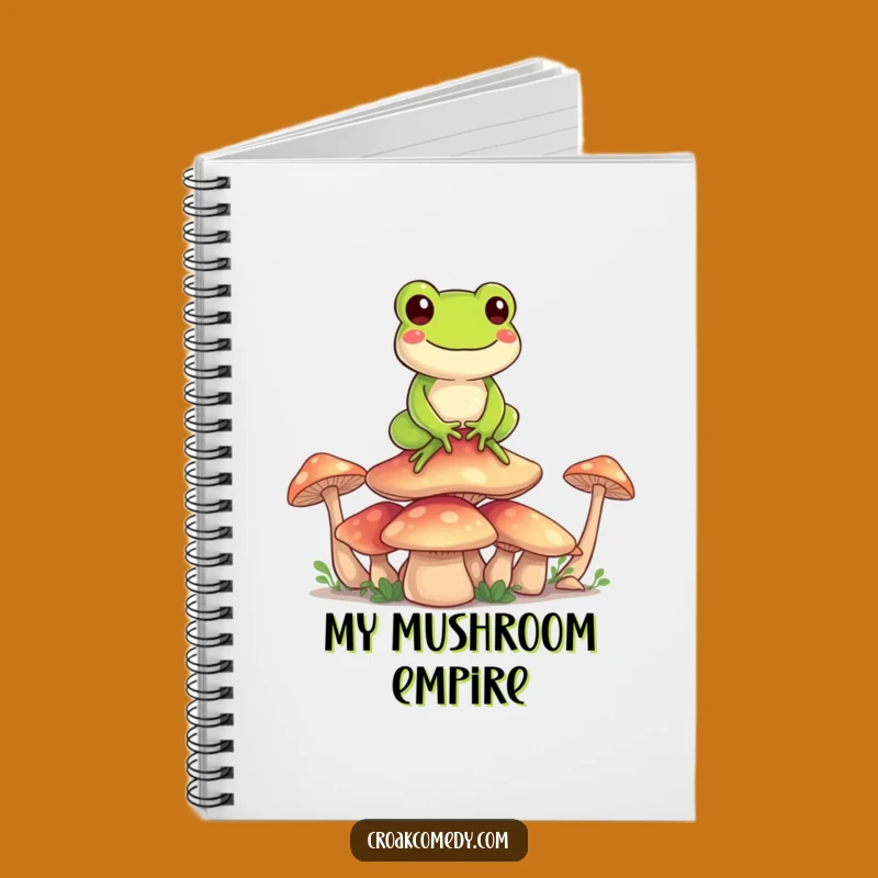 Funny Frog Balance Journal: Happy Character's Mushroom Thoughts, Creative Funny Gift