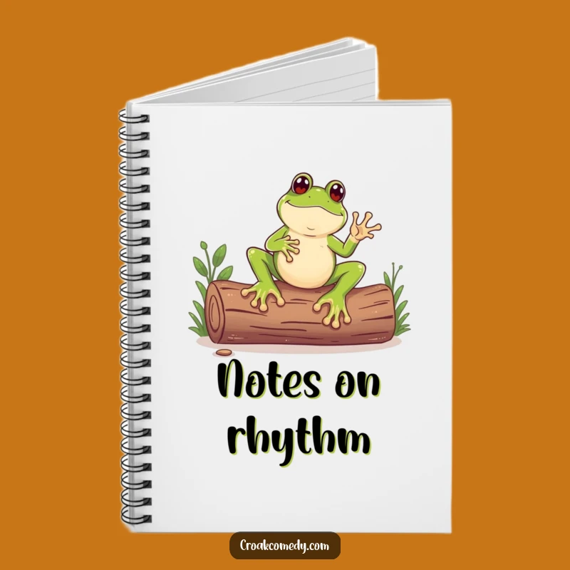 Funny Frog Notebook: Big Feet Rhythm Tapper Journal, Creative Funny Gift for Note-Takers