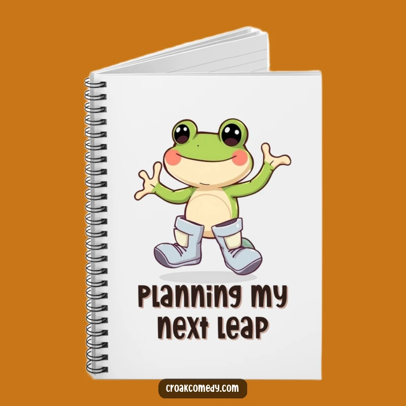 Funny Frog Boots Notebook: Joyful Hopper's Journal Funny Gift