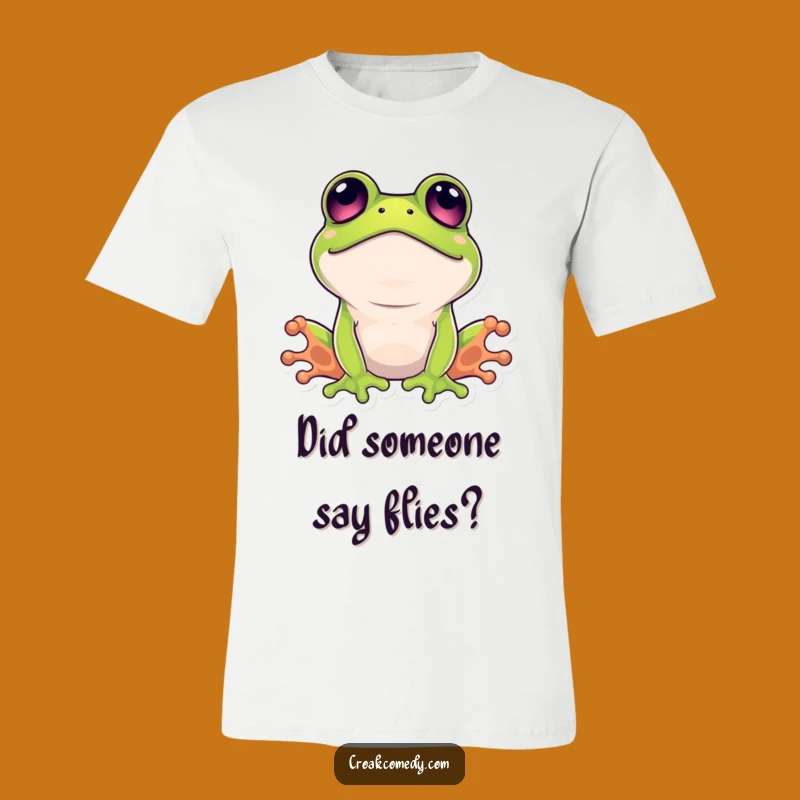 Funny Surprised Frog T-Shirt: Wide-Eyed Amphibian Tee, Perfect Gift