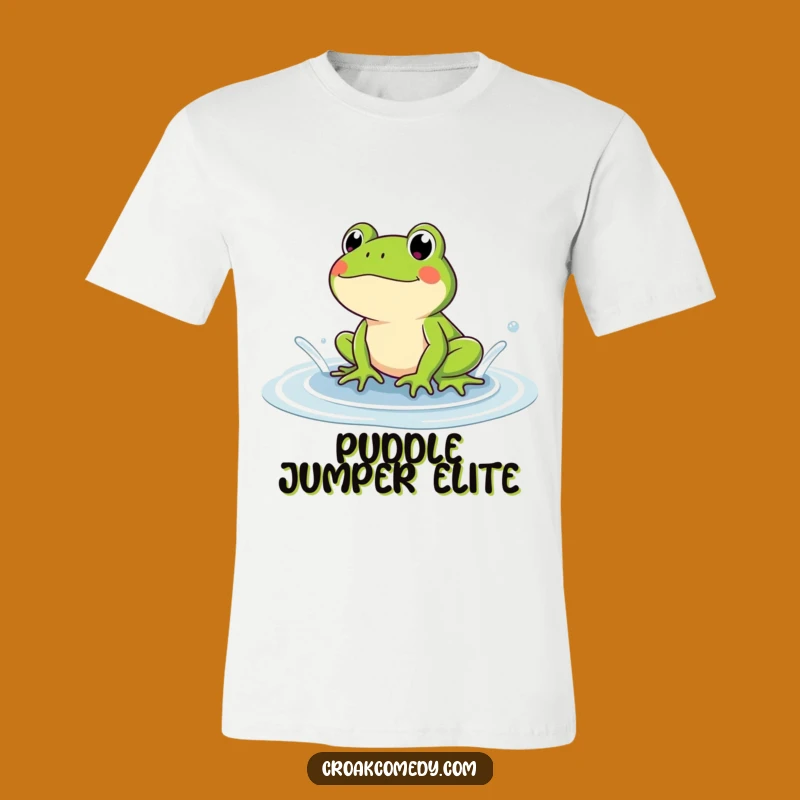 Funny Frog Splash Tee: Wear Your Joy with this Hilarious Froggy T-Shirt Gift